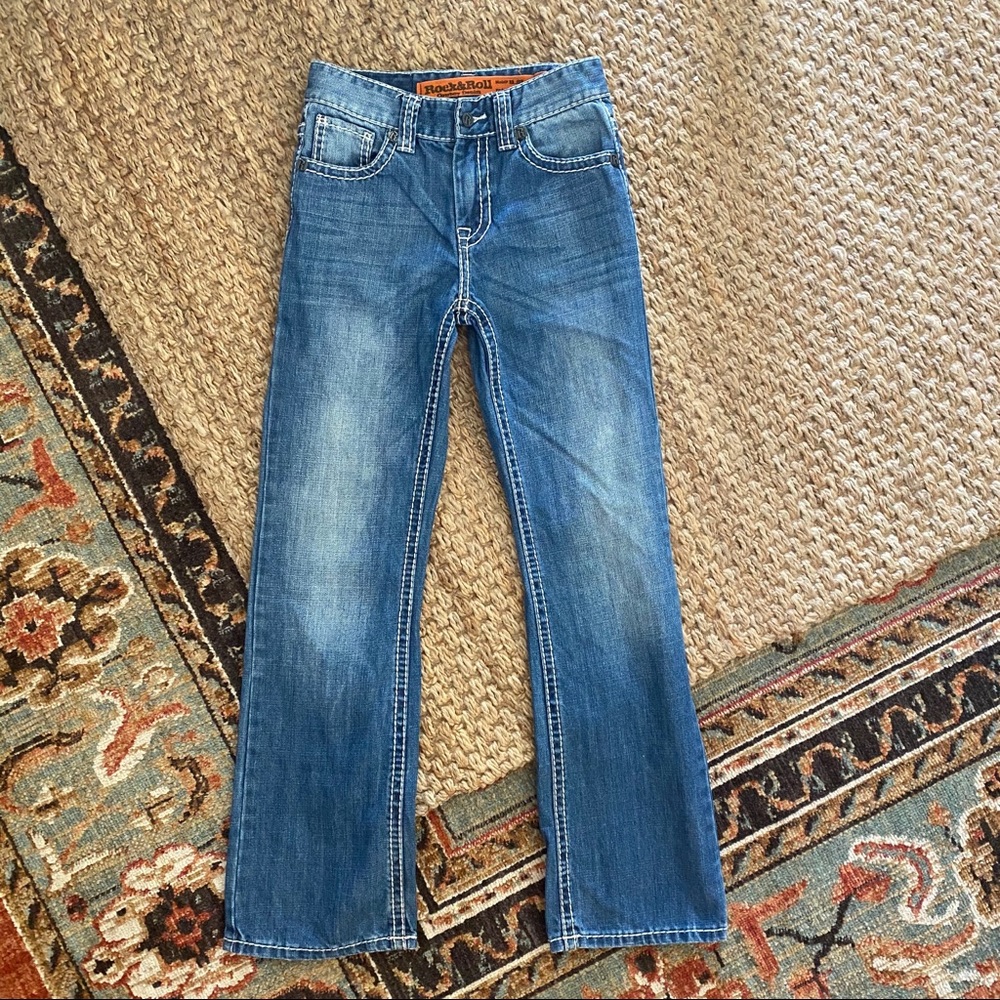 Rock & Roll Denim Cowboy Boot Cut Jeans Bo…